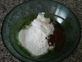 Kahveli Çikolatalı Kurabiye